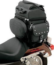 Load image into Gallery viewer, Saddlemen Sissy Bar Bag - Black Studded - Additional View 5
