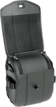 Load image into Gallery viewer, Saddlemen Sissy Bar Bag - Deluxe - Black - Back View