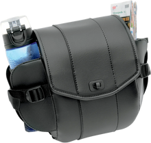 Load image into Gallery viewer, Saddlemen Sissy Bar Bag - Deluxe - Black - Installation View