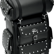 Load image into Gallery viewer, Saddlemen Sissy Bar Bag - Desperado - Black Studded EX000263 - Main Product View