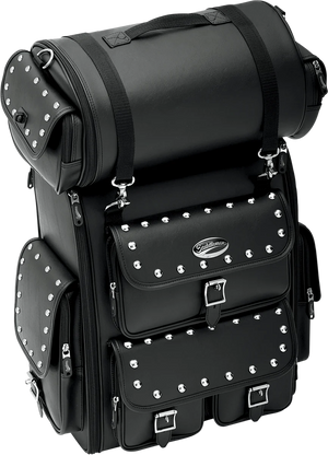Saddlemen Sissy Bar Bag - Desperado - Black Studded EX000263 - Main Product View