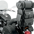 Load image into Gallery viewer, Saddlemen Sissy Bar Bag - Desperado - Black Studded EX000263 - Back View