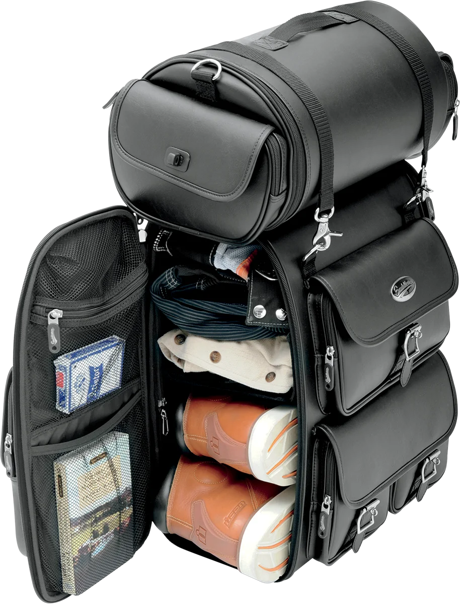 Saddlemen Sissy Bar Bag Drifter - Back View