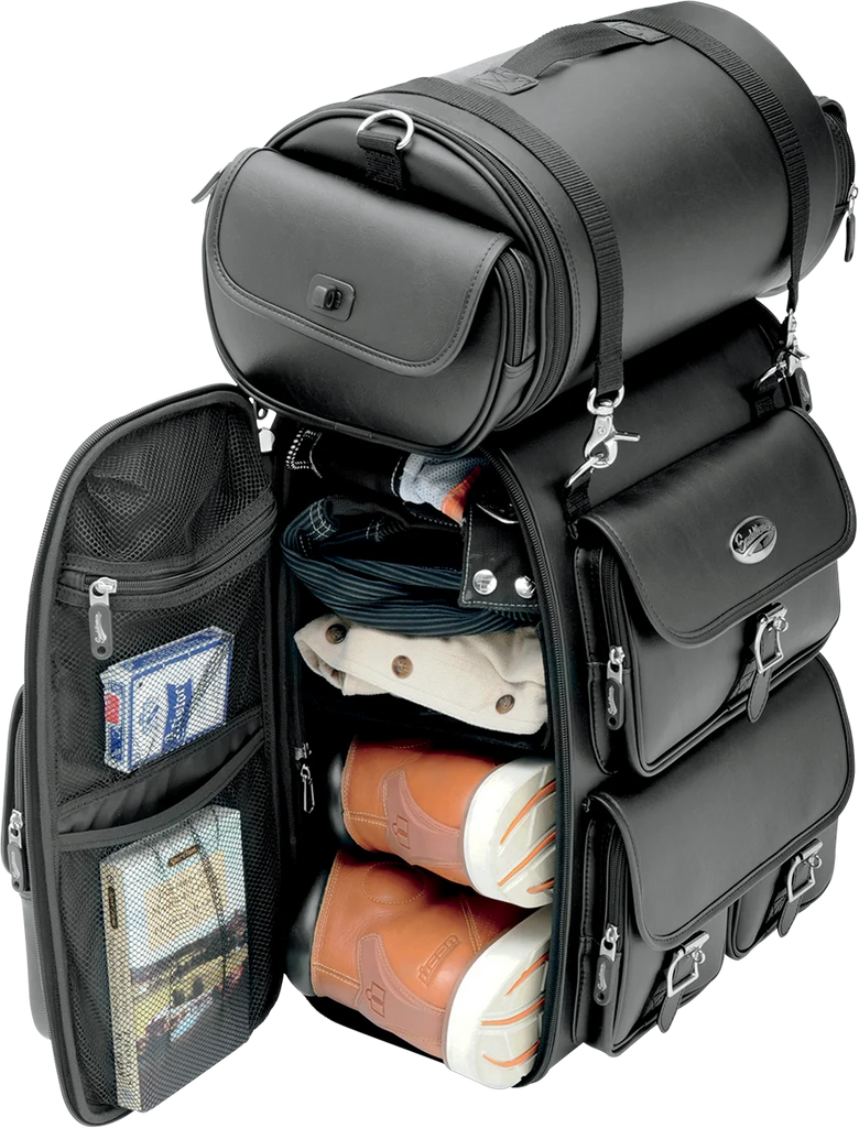 Saddlemen Sissy Bar Bag Drifter - Back View