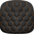 Load image into Gallery viewer, Saddlemen Sissy Bar Pad - Honeycomb - Orange Stitching 040749ORA - Main Product View