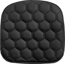 Load image into Gallery viewer, Saddlemen Sissy Bar Pad - Honeycomb - Orange Stitching 040749ORA - Side View