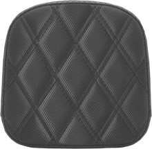 Load image into Gallery viewer, Saddlemen Sissy Bar Pad - Lattice Stitched - Black 0407SDC - Main Product View