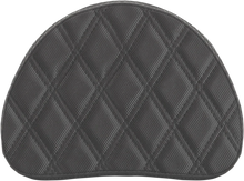Load image into Gallery viewer, Saddlemen Sissy Bar Pad - Lattice Stitched - Black 0513SDC - Main Product View