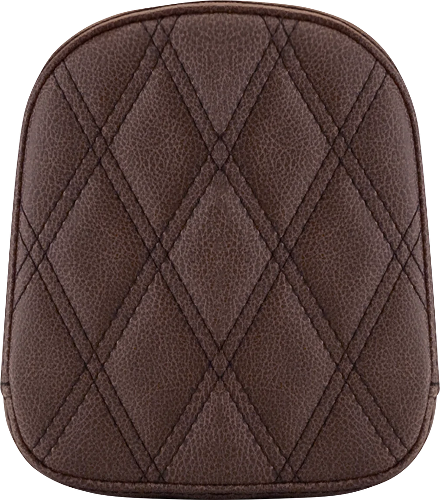 Saddlemen Sissy Bar Pad - Lattice Stitched - Brown FL '99-'22 040745 - Main Product View