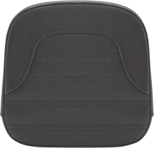 Load image into Gallery viewer, Saddlemen Sissy Bar Pad - Roll &amp; Pleat - Black - FL '99-'23 040761 - Main Product View