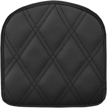 Load image into Gallery viewer, Saddlemen Sissy Bar Pad - Smooth - Black - Studded - FL '99-'23 040701 - Side View