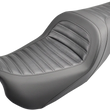 Load image into Gallery viewer, Saddlemen Slim Roll &amp; Pleat Seat - Black - '08-'23 FL 808-07B-161 - Side View
