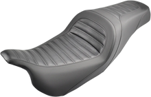 Load image into Gallery viewer, Saddlemen Slim Roll &amp; Pleat Seat - Black - '08-'23 FL 808-07B-161 - Side View