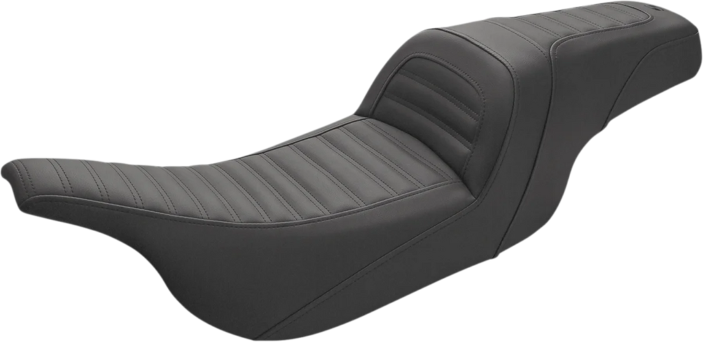 Saddlemen Slim Roll & Pleat Seat - Black 897-07-161 - Main Product View
