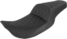 Load image into Gallery viewer, Saddlemen Slim Seat - Black - Lattice Stitch - '99-'07 FL 897-06-162 - Main Product View