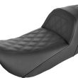 Load image into Gallery viewer, Saddlemen Slim Seat - Black - Lattice Stitch - '99-'07 FLHT/FLTR 897-07-162 - Main Product View