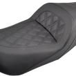 Load image into Gallery viewer, Saddlemen Slim Seat - Black - Lattice Stitch - '99-'07 FLHT/FLTR 897-07-162 - Side View