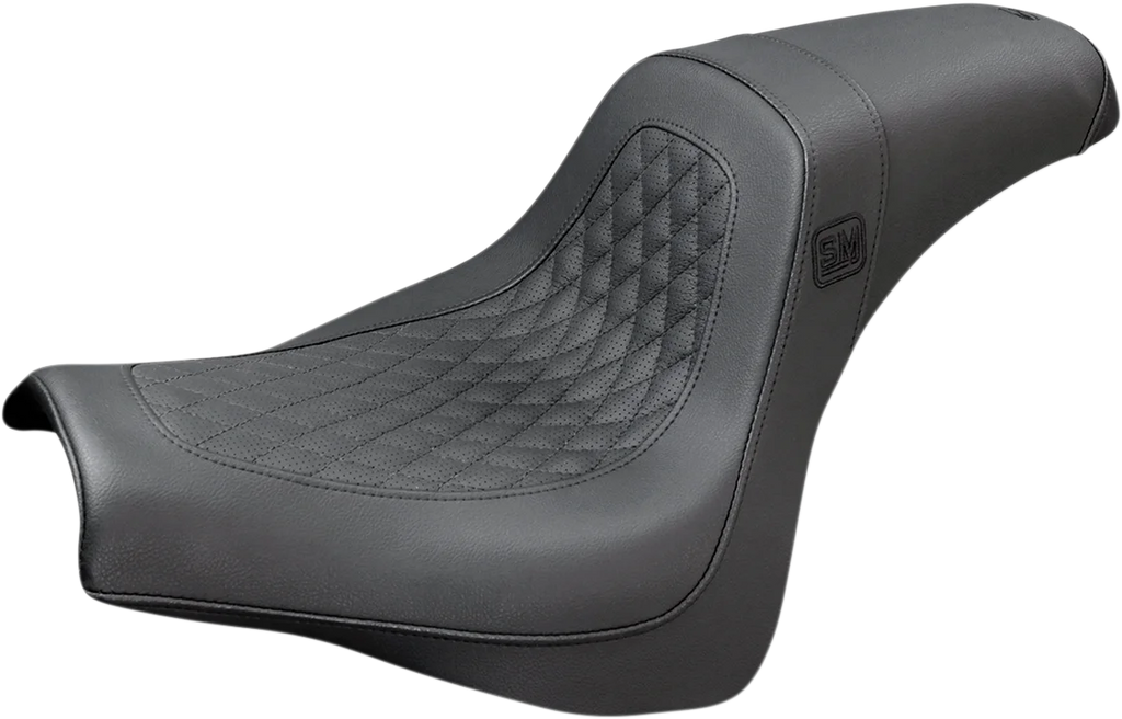 Saddlemen Speed Merchant Pro Series Seat - Black - FXBB/FXST '18-'23 SM81830DB - Side View