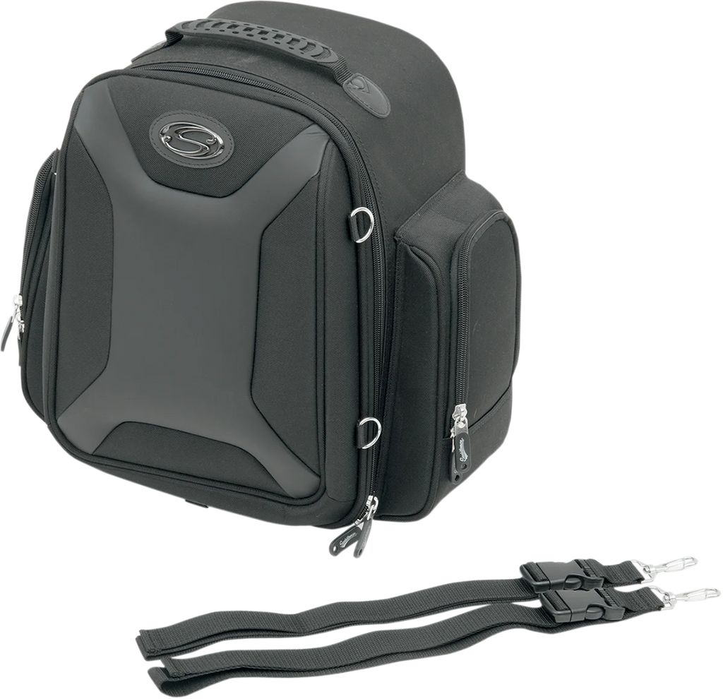 Saddlemen Sport Sissy Bar Bag - Black EX000689 - Main Product View