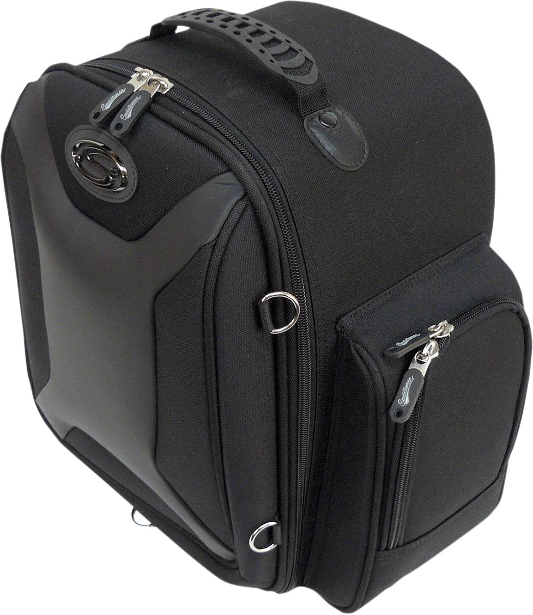 Saddlemen Sport Sissy Bar Bag - Black EX000689 - Side View