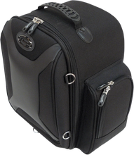 Load image into Gallery viewer, Saddlemen Sport Sissy Bar Bag - Black EX000689 - Side View