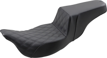 Load image into Gallery viewer, Saddlemen Step-Up Seat - Extended Reach - Front Lattice Stitch - FL '08-'23 808-07B-172E - Main Product View