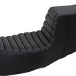 Load image into Gallery viewer, Saddlemen Step-Up Seat - Extended Reach - Front Lattice Stitch - FL '08-'23 808-07B-172E - Detail View
