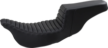 Load image into Gallery viewer, Saddlemen Step-Up Seat - Extended Reach - Front Lattice Stitch - FL '08-'23 808-07B-172E - Detail View