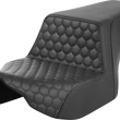 Load image into Gallery viewer, Saddlemen Step-Up Seat - Front Honeycomb - Black Stitching - FL '23-'24 823-07-17700 - Main Product View
