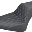 Load image into Gallery viewer, Saddlemen Step-Up Seat - Front Lattice Stitch - Black - FLS 812-26-172 - Main Product View