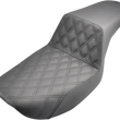 Load image into Gallery viewer, Saddlemen Step-Up Seat - Front Lattice Stitch - Black - FXR 882-09-172 - Main Product View