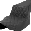 Load image into Gallery viewer, Saddlemen Step-Up Seat - Front Lattice Stitch - Black - Road Glide/Street Glide 823-07-172 - Main Product View