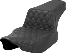 Load image into Gallery viewer, Saddlemen Step-Up Seat - Front Lattice Stitch - Black - Road Glide/Street Glide 823-07-172 - Main Product View