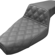 Load image into Gallery viewer, Saddlemen Step-Up Seat - Front Lattice Stitch - Black - XL 807-03-172 - Main Product View