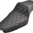 Load image into Gallery viewer, Saddlemen Step-Up Seat - Front Lattice Stitch - Black - XL 807-11-172 - Main Product View