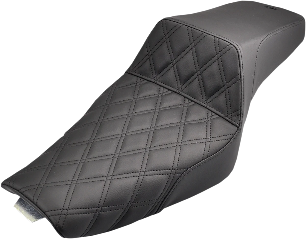 Saddlemen Step-Up Seat - Front Lattice Stitch - Black - XL 807-11-172 - Main Product View