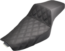 Load image into Gallery viewer, Saddlemen Step-Up Seat - Front Lattice Stitch - Black - XL 807-11-172 - Main Product View