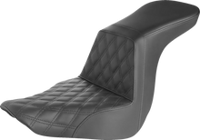 Load image into Gallery viewer, Saddlemen Step-Up Seat - Front Lattice Stitch - Black 818-29-192 - Main Product View