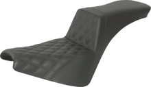 Load image into Gallery viewer, Saddlemen Step-Up Seat - Front Lattice Stitch - Black 818-30-192 - Main Product View
