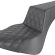 Load image into Gallery viewer, Saddlemen Step-Up Seat - Front Lattice Stitch - Black 818-33-172 - Main Product View