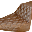 Load image into Gallery viewer, Saddlemen Step-Up Seat - Front Lattice Stitch - Brown - FLS 812-26-172BR - Main Product View