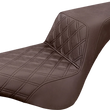 Load image into Gallery viewer, Saddlemen Step-Up Seat - Front Lattice Stitch - Brown 818-30-172BR - Main Product View
