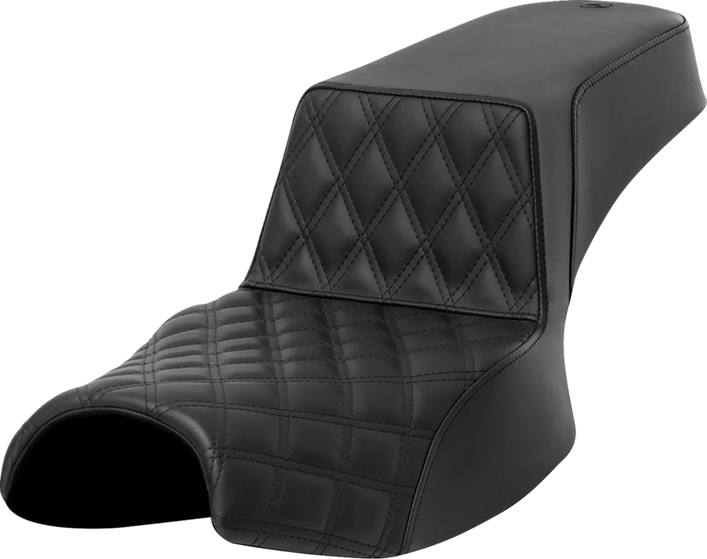 Saddlemen Step-Up Seat - Front Lattice Stitch - Extended Reach - Challenger '20-'24 I20-06E-172 - Main Product View