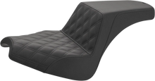Load image into Gallery viewer, Saddlemen Step-Up Seat - Front Lattice Stitch/Rear Smooth - Black - Chief I21-04-172 - Main Product View