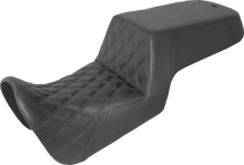 Load image into Gallery viewer, Saddlemen Step-Up Seat - Front Lattice Stitch/Rear Smooth - Black - Pan America '21-'23 821-34-172 - Main Product View