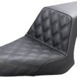 Load image into Gallery viewer, Saddlemen Step-Up Seat - Front Lattice Stitch/Rear Smooth - Black - Pan America '21-'23 821-34-172 - Side View