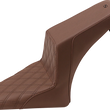 Load image into Gallery viewer, Saddlemen Step-Up Seat - Front Lattice Stitch/Rear Smooth - Brown - Scout Bobber I18-33-172BR - Main Product View