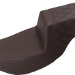 Load image into Gallery viewer, Saddlemen Step-Up Seat - Front Smooth/Rear Lattice Stitch - Brown - Indian I14-07-173BR - Main Product View
