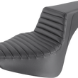 Load image into Gallery viewer, Saddlemen Step-Up Seat - Front Tuck-n-Roll - Black 818-33-171 - Main Product View