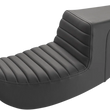 Load image into Gallery viewer, Saddlemen Step-Up Seat - Front Tuck-n-Roll - Black 897-07-171 - Main Product View